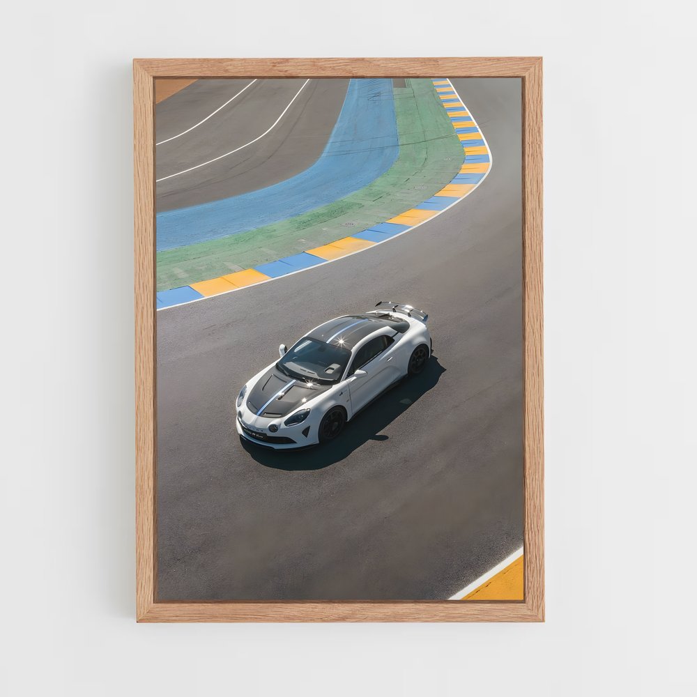 Poster Vitesse élégance circuit – affiche Alpine (vue 4)